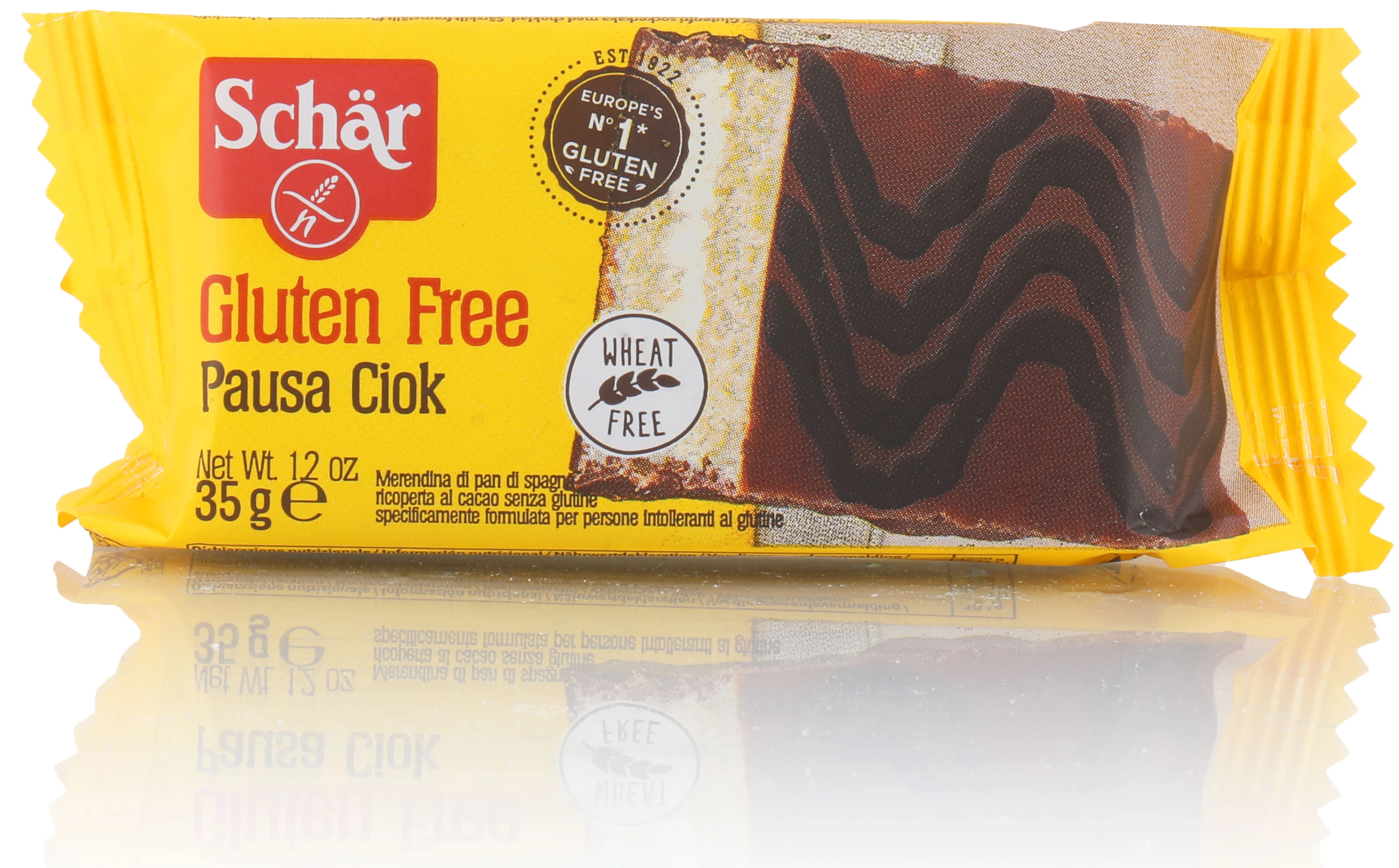 Pauza - čokoladna tortica (sert. bez glutena) 35 g Schar